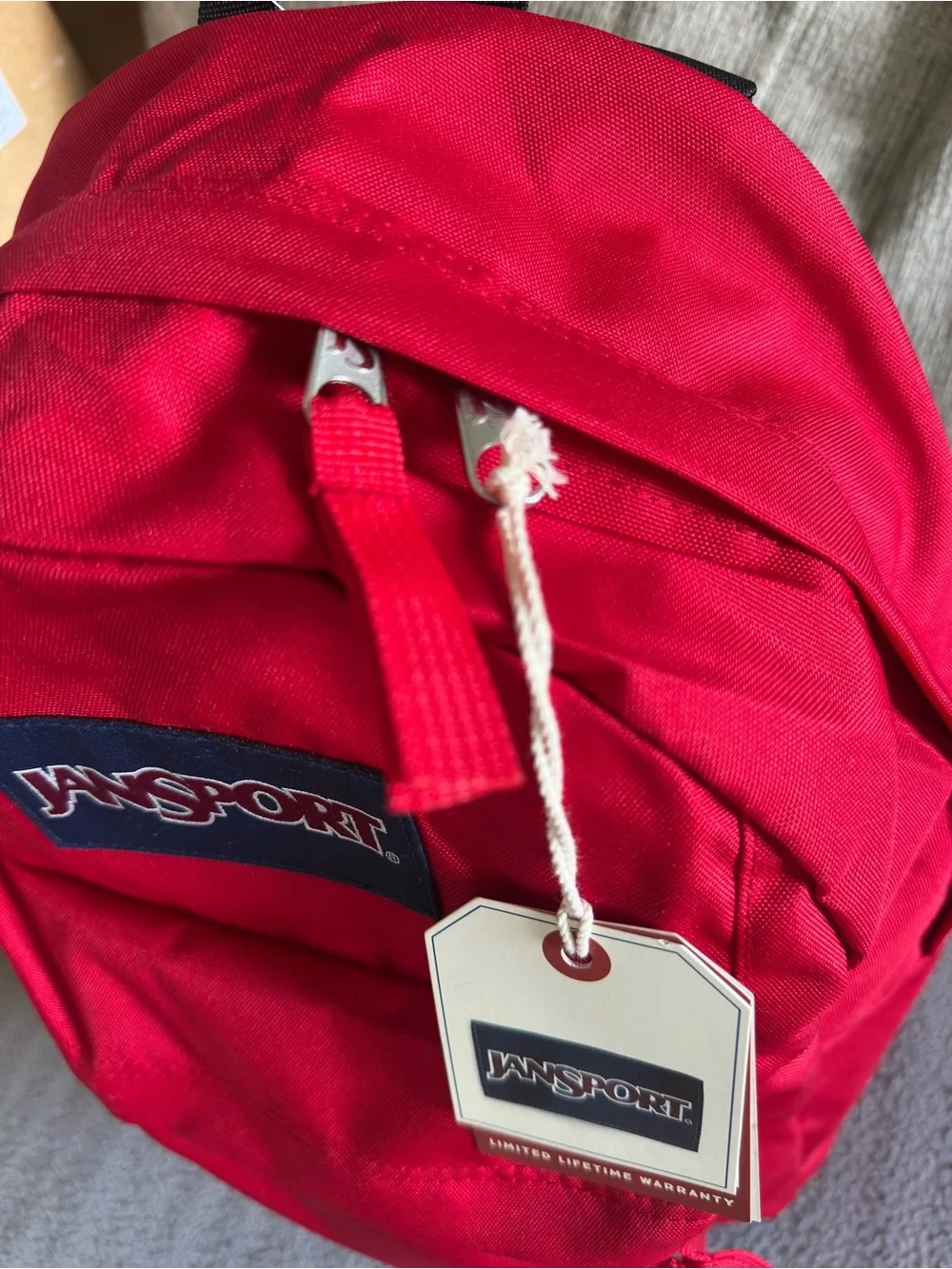 Jansport NWT Essential Backpack Red 24L